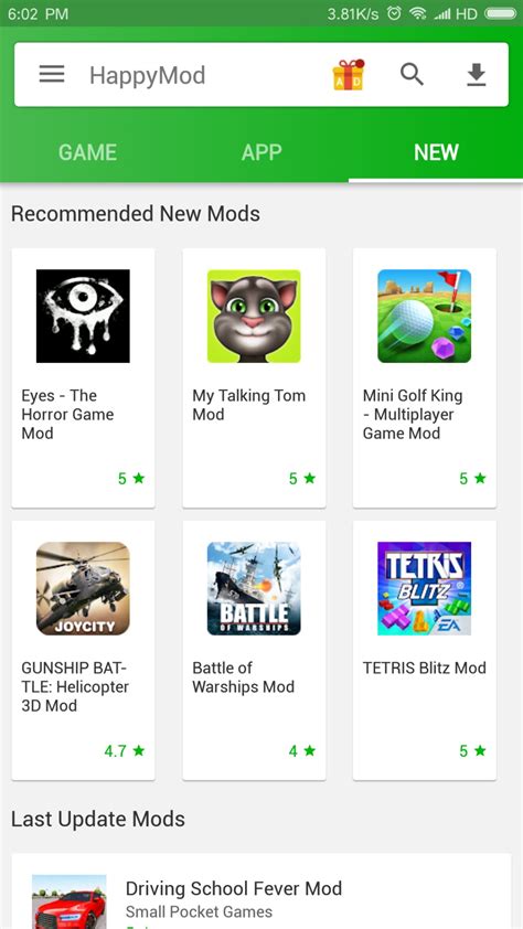 Tab on it to start installing. . Happymod download apk vision